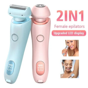 in-1 Hair Removal Epilator & Trimmer – USB Rechargeable Razor for Women (Face, Body, Legs, Armpits, Bikini)