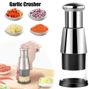 Manual Garlic & Onion Chopper – Multi-Purpose Kitchen Crusher