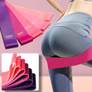 Elastic Resistance Bands – Booty & Bodybuilding Rubber Bands for Fitness, Gym & Yoga